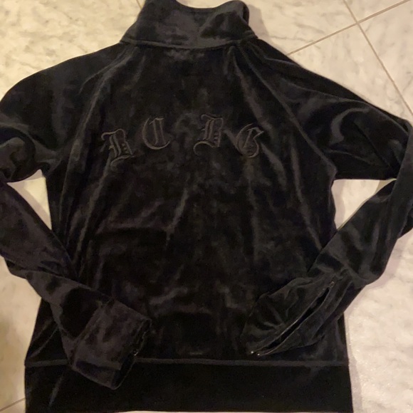 BCBGmaxazria velour zip up jacket - Picture 10 of 10